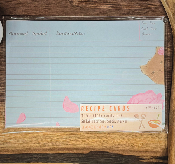 Recipe Cards - Chocolate Kitty