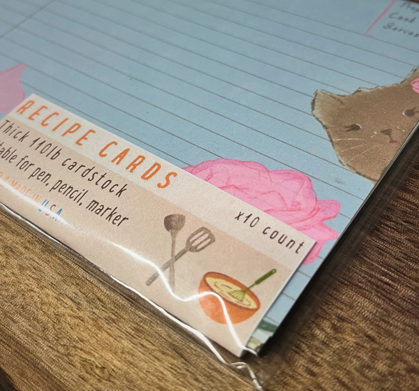 Recipe Cards - Chocolate Kitty