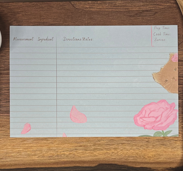 Recipe Cards - Chocolate Kitty