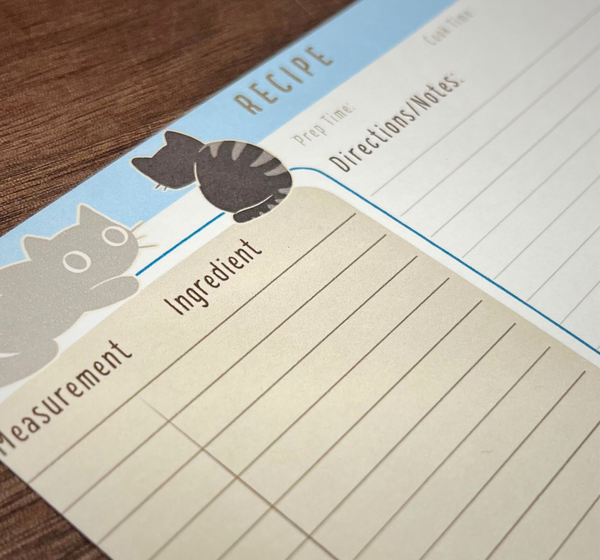 Recipe Cards - Blue Friends