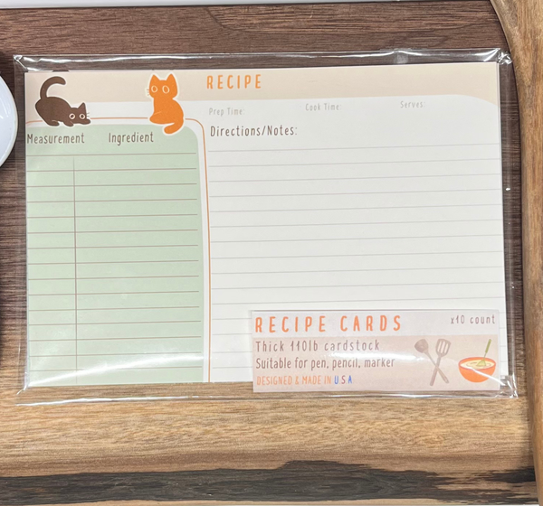 Recipe Cards - Orange Friends