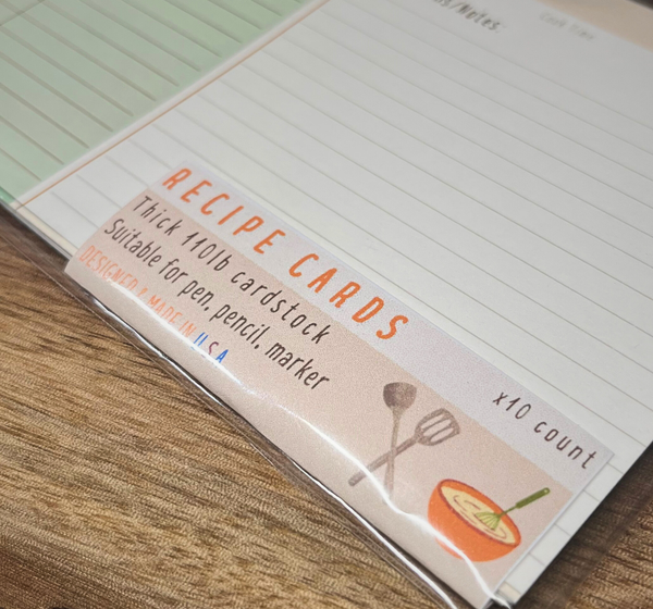 Recipe Cards - Orange Friends