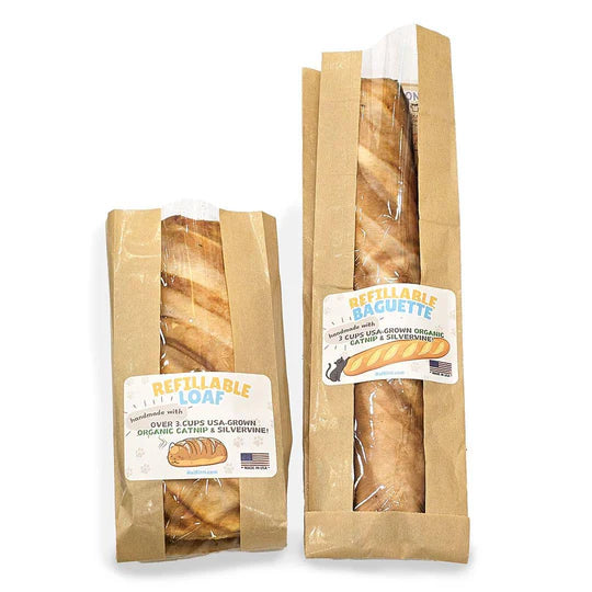(Upgraded Size) Refillable CATNIP 14-inch Baguette
